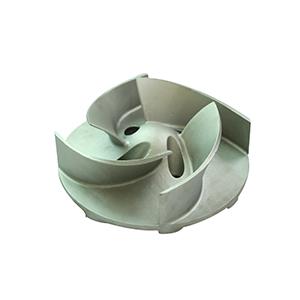 Flexible impeller pump open impeller casting